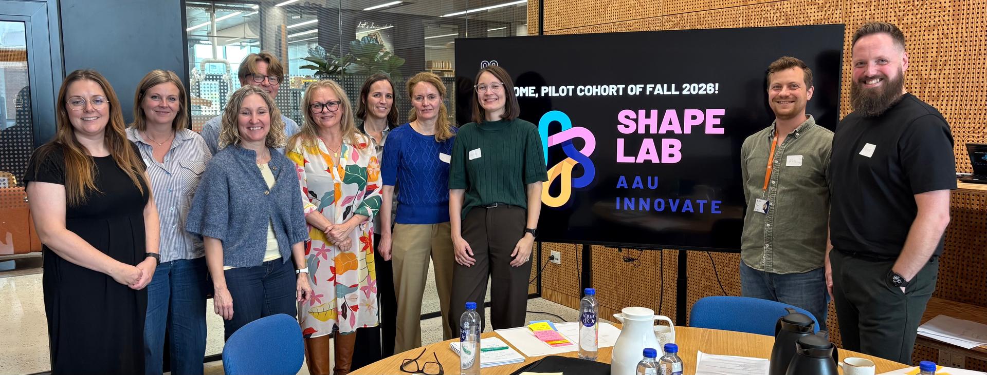 The participating researchers at the Shape Lab pilot workshop